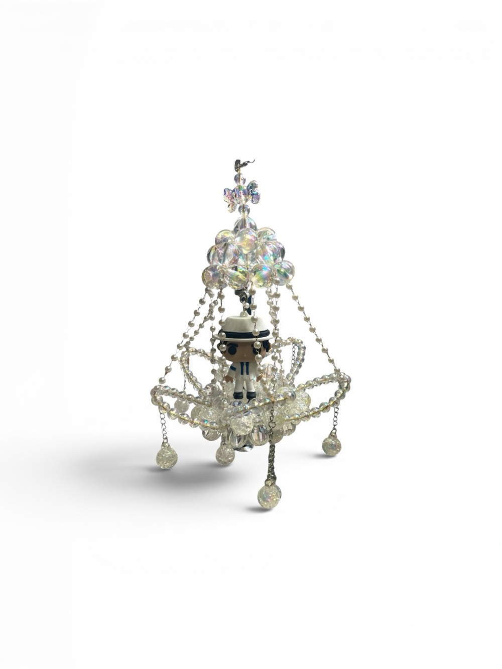 Michael Jackson Beaded Car Hanger